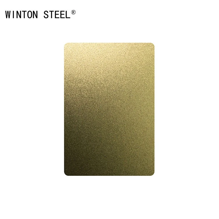 Sandblasted Stainless Steel Sheet high quality